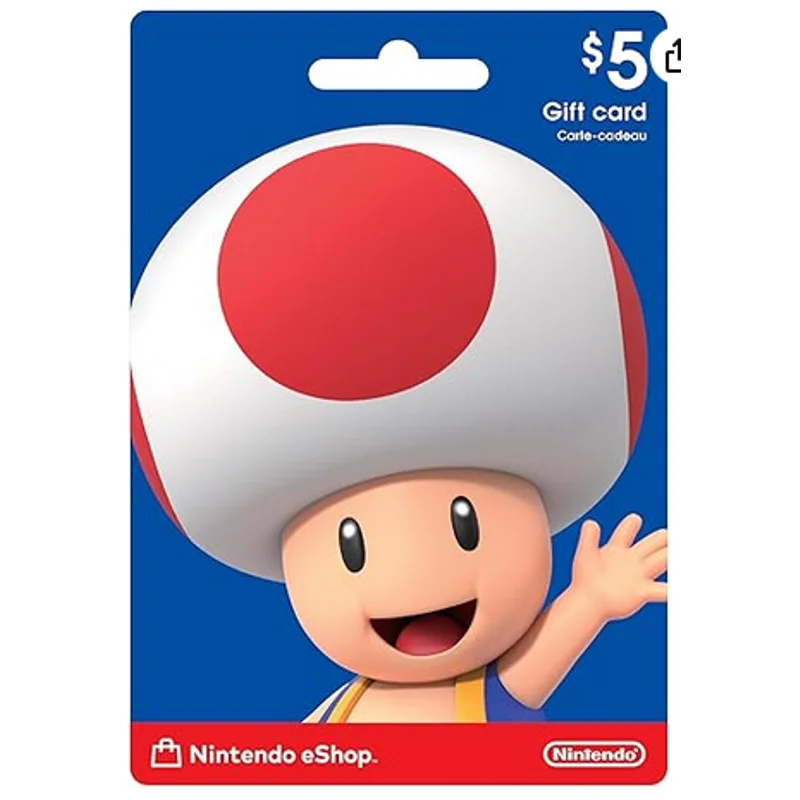 Carte Nintendo eShop - 5$