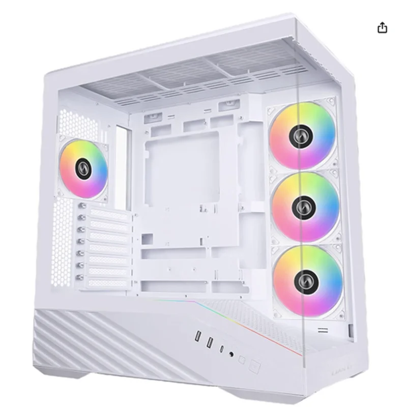 Boîtier Lian Li V100 Blanc Élégant