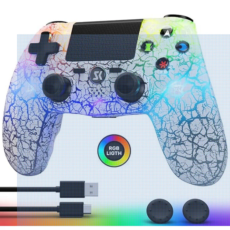 Manette PS4 sans fil RGB