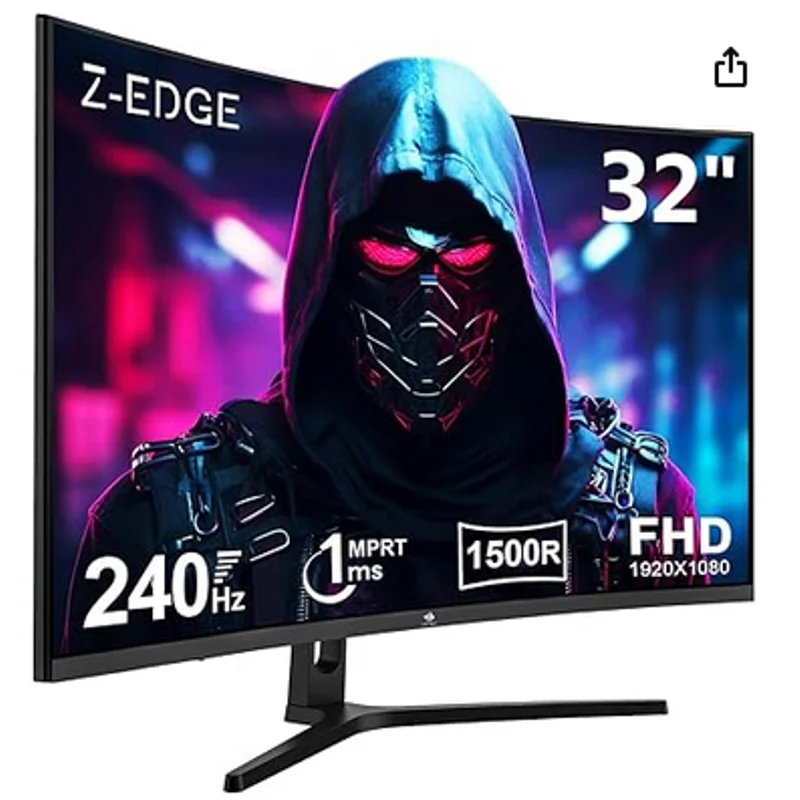 شاشة ألعاب منحنية Z-Edge 32"